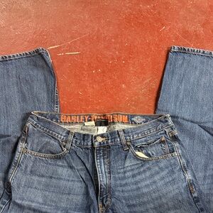 Harley-Davidson Dark Blue Relaxed Men's Jeans